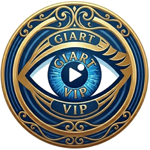 Giart logo symbol representing eye and play button